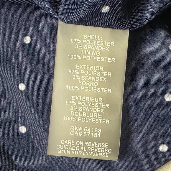 Tommy Hilfiger Navy Blazer with White Trim – Size 8 -0304 - Picture 7 of 10